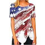 Ceboyel Womens 2023 Floral Print Summer Tops Dressy Trendy Shirts Short Sleeve Casual Blouses Trendy