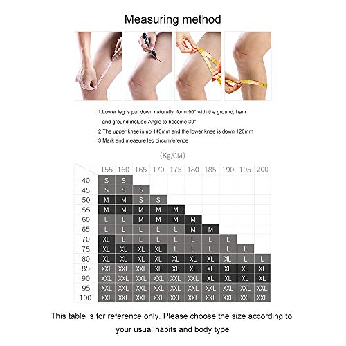 Joelheira, Andoer 1 pc joelheira protetora profissional joelheira esportiva bandagem respirável pret