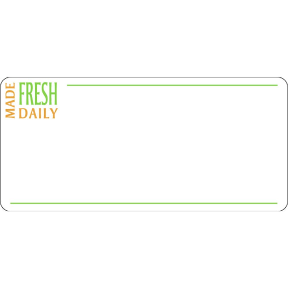 White 12-Up Laser Labels Imprinted Grab it and Go! - 3 1/2" L x 1 5/8" H by HUBERT – Paper, White, Pack of 780, Model 54699