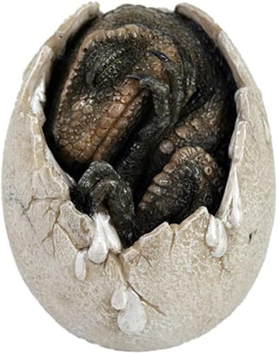Pacific Giftware Jurassic Era Predator Tyrannosaurus Rex in Egg Dinosaur Figurine Hatchling Escultura coleccionable