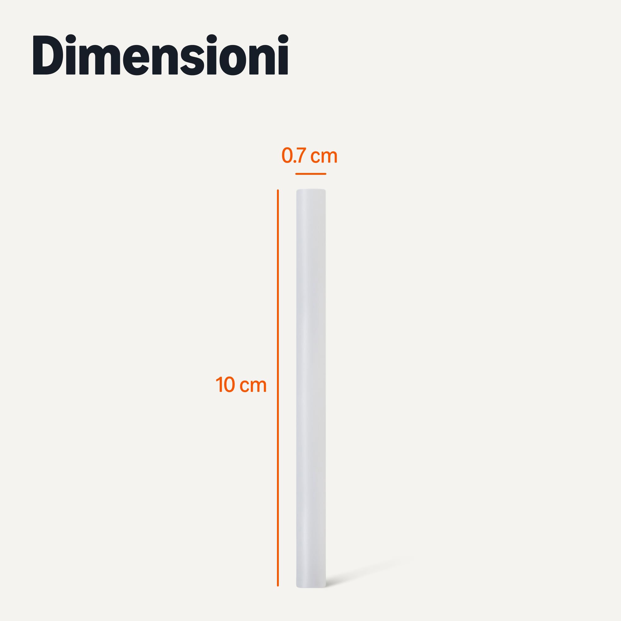 Amazon Basics Bastoncini di colla a caldo, formato mini (10,16 x 0,68 cm), confezione da 100, Trasparente