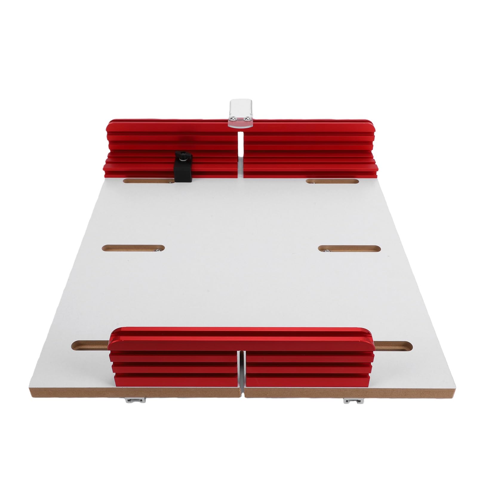 Annadue Piła Stołowa Sanie do Cięcia Poprzecznego Regulowana Prowadnica Płot Aluminiowy Zestaw Przyrządów do Obróbki Drewna Szczeliny Ukośnej 3/4x3/8 Sanie Routera Precyzyjne Cięcie Uniwersalna