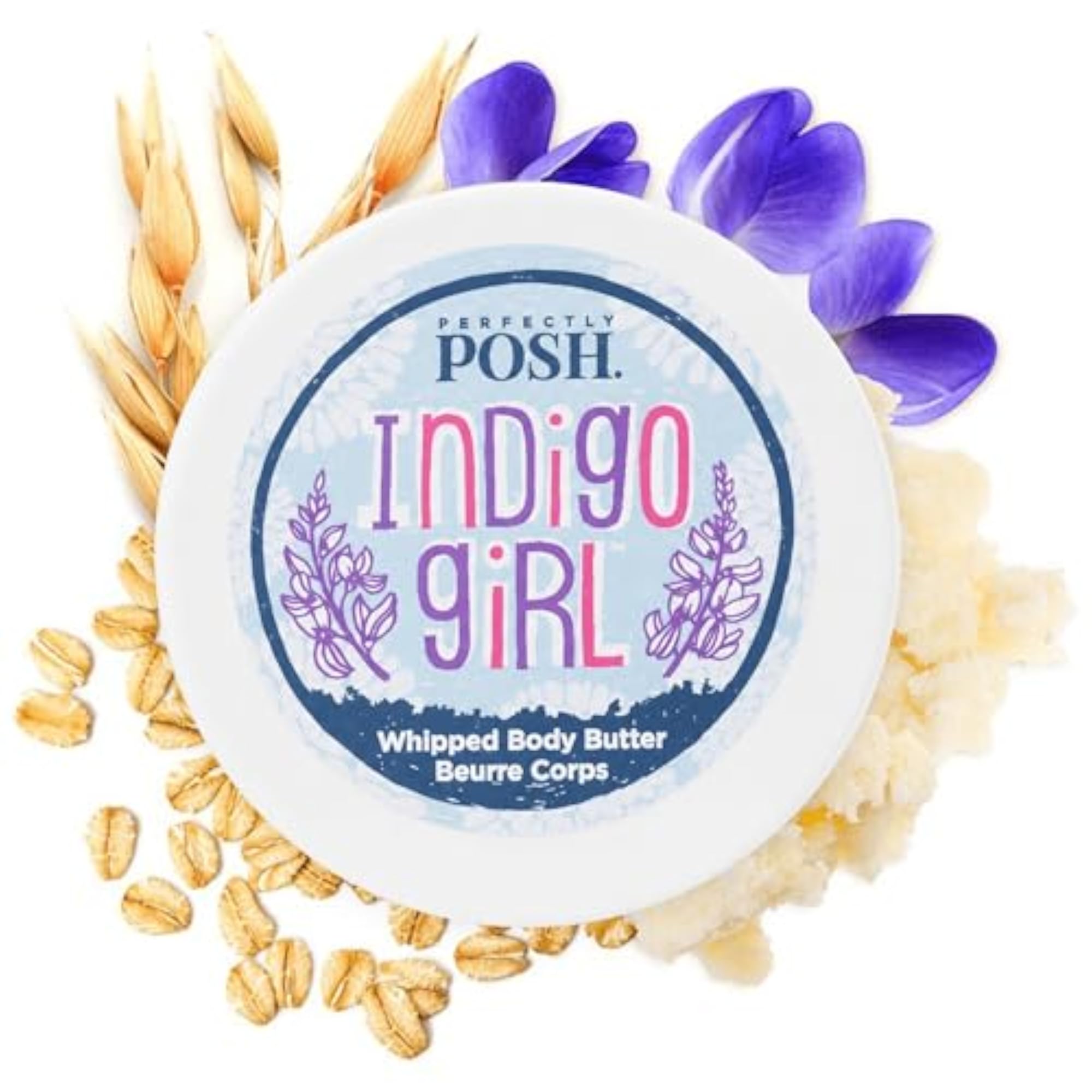 INDIGO GIRL Whipped Violet Body Butter, 8 oz