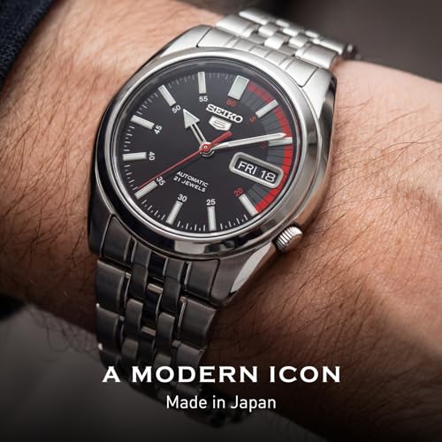 Image of SEIKO Automatic Watch for Men 5-7S Collection - with Day /Date Calendar, Luminous Hands, Stainless Steel Case & Bracelet