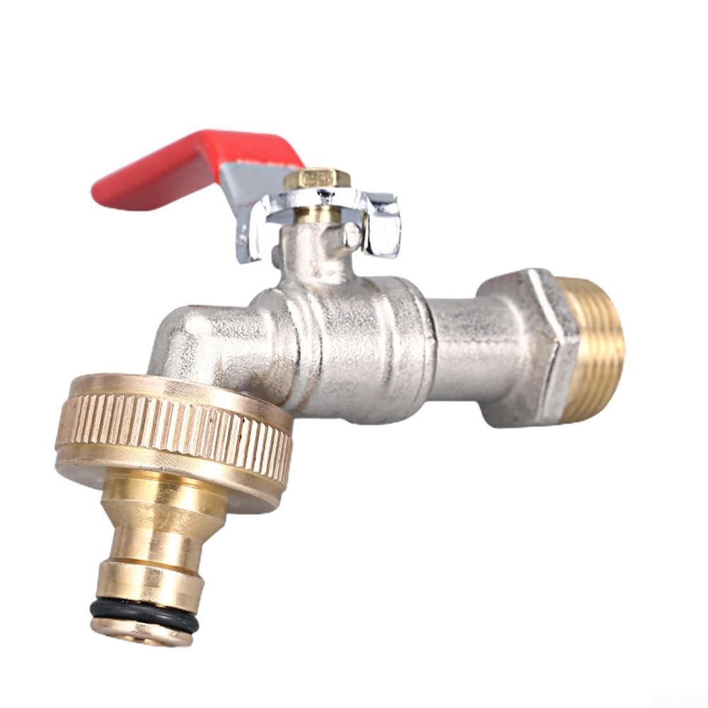 4 adattatori per rubinetto, adattatori per rubinetto da 2,5 cm, in ottone, adattatore per rubinetto, adattatore per rubinetto per cucina, giardino, esterno