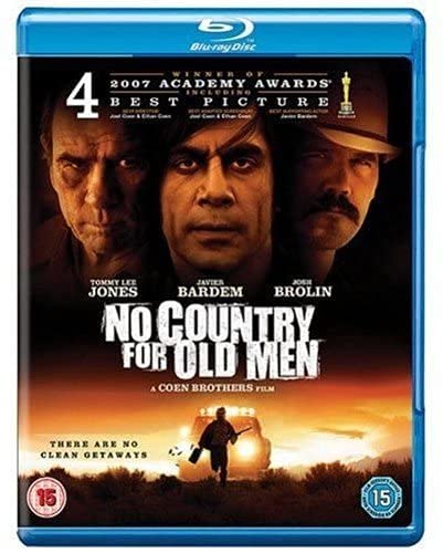 No Country For Old Men (2007) - A Coen Brothers Film (Winner of 4 Academy Awards incl. Best Picture, 2008) (Uncut | Region Free Blu-ray | UK Import)