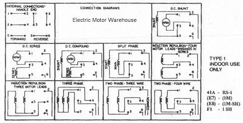 Relay & Controls RS-1A-MP Relay & Controls | 1.5 Hp - 2 Hp Electric Motor Reversing Drum Switch - Single Phase Only thumb #2