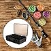 predolo Fishing Tool Storage Box with Dividers for Easy Transport and Organization, Black