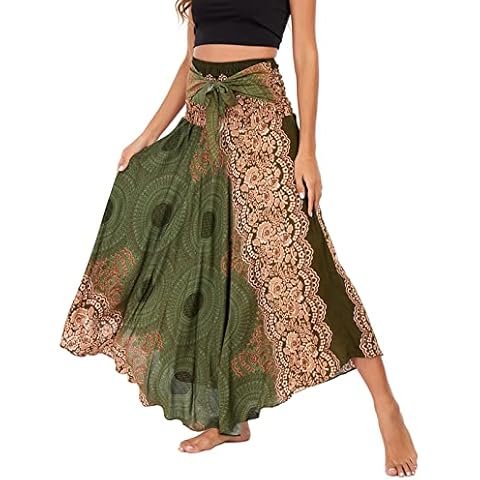 Falda Bohemia Larga Mujer FEOYA Cover