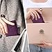 Airkit Small Wallet Women RFID Blocking Soft Leather Bifold Compact Card Holder Wallet for Women with Zipper Coin Pocket 4 ID Window