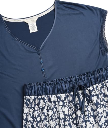 Lucky Brand Women's Pajama Set - 2 Piece Henley Sleep Shirt and Lounge Pants - Sleepwear for Women (S-XL)3