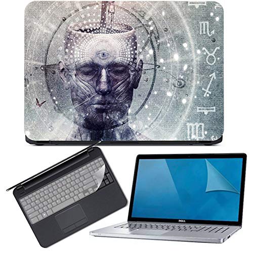 LIKEIT Laptop Printed Stickers & Skin ( Laptop Skin, Screen Guard, Key