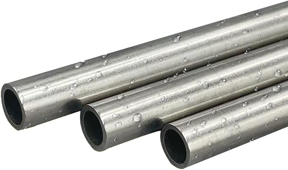 1-10pcs 500mm Seamless Stainless Steel Capillary Tube, 1mm 1.5mm 2mm 3mm 4mm 5mm 6mm 8mm 10mm 12mm Metal Steel Pipe(3x2mm 3pcs)