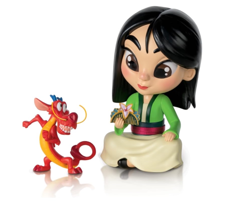The Ashton-Drake Galleries Disney Princess Timeless Tales Tots Figure Collection, Collectible Character Figures, Princess Mulan