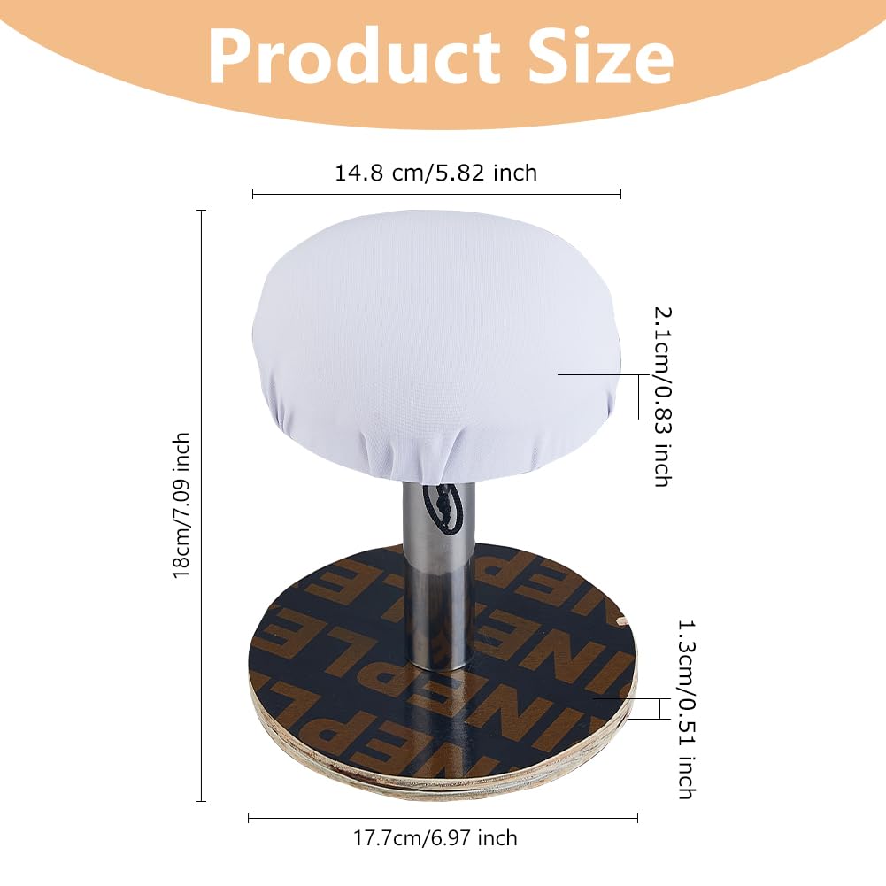 DICOSMETIC Ironing Board Stool Bra Wooden Ironing Round Pressing Board Sleeve Ironing Board with Sponge Mini Ironing Board Rack Small Ironing Table for Sewing Craft Household