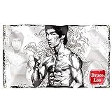 Bruce Lee 3x5 Ft Flag,Fading & Durable Man Cave Wall Flag with Four Brass Grommets for College Dorm Room Decor,Outdoor,Parties,Gift,Tailgates. (LEE-A1)