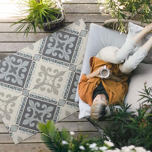 Tapis d'extérieur résistant à la décoloration et imperméable en PVC - 3