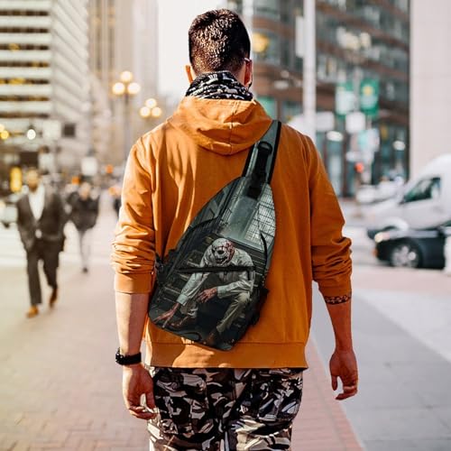 Bolso cruzado con diseño de Halloween para hombre y mujer miniatura 7