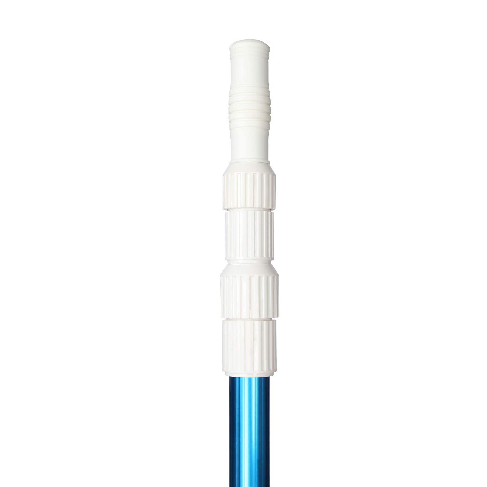 Wiltec Tige télescopique – 3600 x 540 x 530 mm – Raccord 28-30 mm/Réglable 120-360 cm – pour Tête de Brosse de Nettoyage de Piscine et Aspiration Pool Bassin