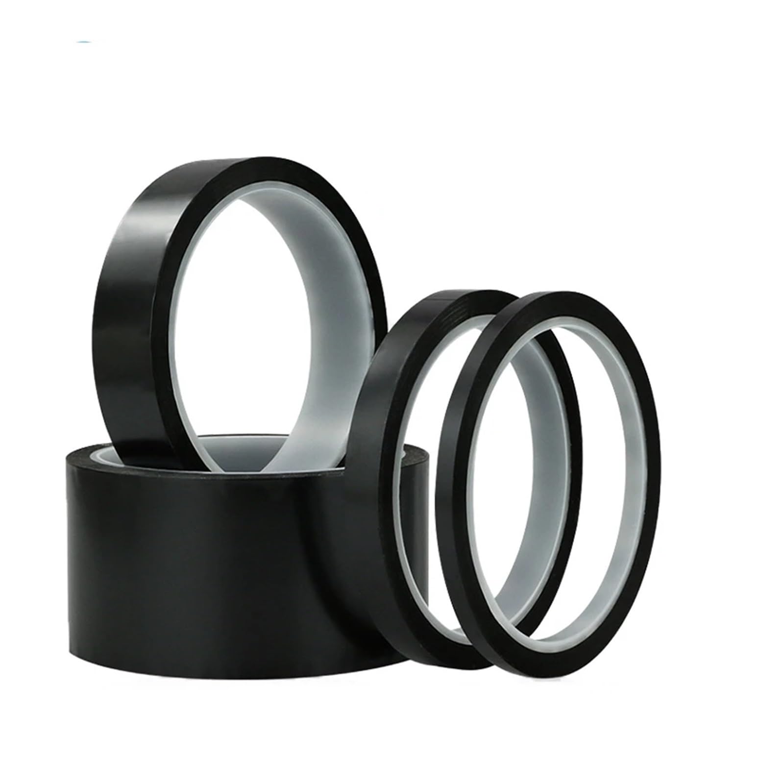 Cinta adhesiva de poliimida negra resistente al voltaje, con sombreado mate y resistente a altas temperaturas.(35.0mm)