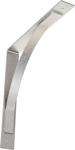 Vista 143 de Soporte de acero Morris de 3 pulgadas de ancho x 10 pulgadas de profundidad x 10 pulgadas de alto, con recubrimiento en polvo negro Negro