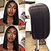 Human Hair Lace Front 13x4 Wigs Bob 12 Inch 130 Density Brazilian Virgin Human Hair Short Bob Wigs Straight Hair Natural Color