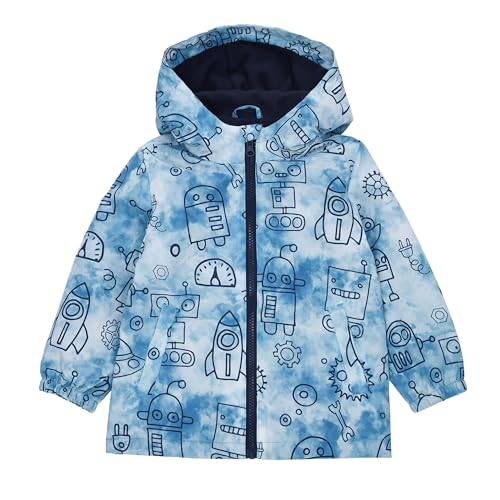 Image of Rokka&Rolla Toddler Boys' Water-Resistant Fleece Lined Windbreaker Transitional Jacket