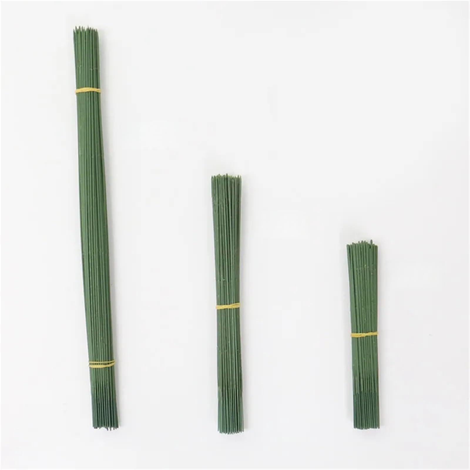 HUWOYG 200pcs/Lot 40cm Flower Stem For Hydrangea Rose Peony Floral Wall Ball Arrangement For Wedding Decoration Accessories Diameter 2mm For DIY(17cm)