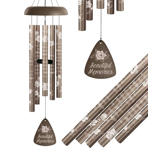 Carson 30" 'Beautiful Memories' Memorial Garden/Patio/Porch Outdoor Decor Windchime