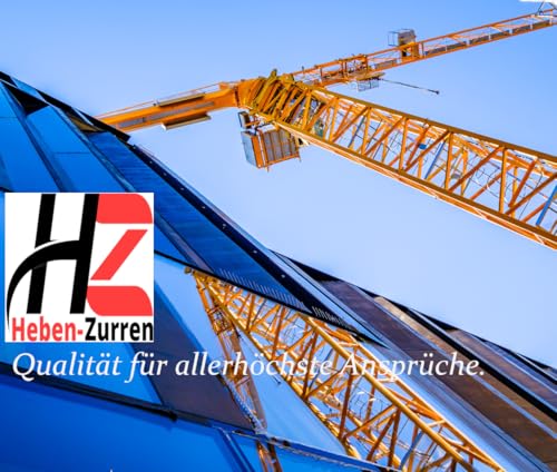 1-Strang Kettengehänge 8mm GK8 | 2000kg Tragfähigkeit | EN 818-4 | Lasthaken | Schwarz/Verzinkt | Made in Germany (1m - Verkürzungshaken verzinkt)