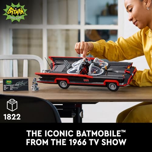 LEGO DC Batman: The Classic TV Series Batmobile, DC Collectible Car, Building Set Inspired by The 1966 Television Show’s Classic Batmobile, Creative DC Gift for Adults and Super Hero Fans, 76328 - Image 3