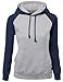 Xpril Women's Raglan Style Trendy Basic Hoodie T-Shirt