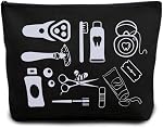 Board Games Storage Bag Pouch Dices Card Chess Organizer Pouch for Board Game Lover Players Game Day Gift Chess Players Glambers Zipper Makeup Bag for Him Her Game Night Party Favors