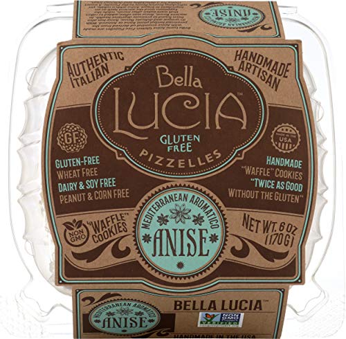 Bella Lucia Gluten Free Pizzelles, Anise, 6 Ounce #TOP1