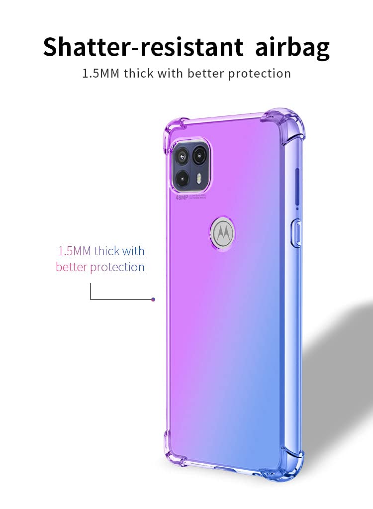 Amazon.co.jp: Motorola Moto G50 5G ケース 背面型カバー 勾配色