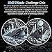 RMS Titanic Challenge Coin - Commemorative Ship Coins - Rare Boat Travel Token - Memory of Victims Chip - Collectable Curio Gifts for Men Women Kids Family