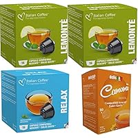Degustación Infusiones y Tes Compatibles Dolce Gusto 64 Capsulas