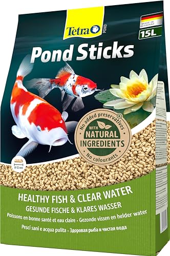 Miniatura 8 de Tetra Pond Sticks, Alimento Para Peces De Estanque, Para Peces Sanos Y Agua Clara En El Estanque Del Jardín, Bolsa De 15 L