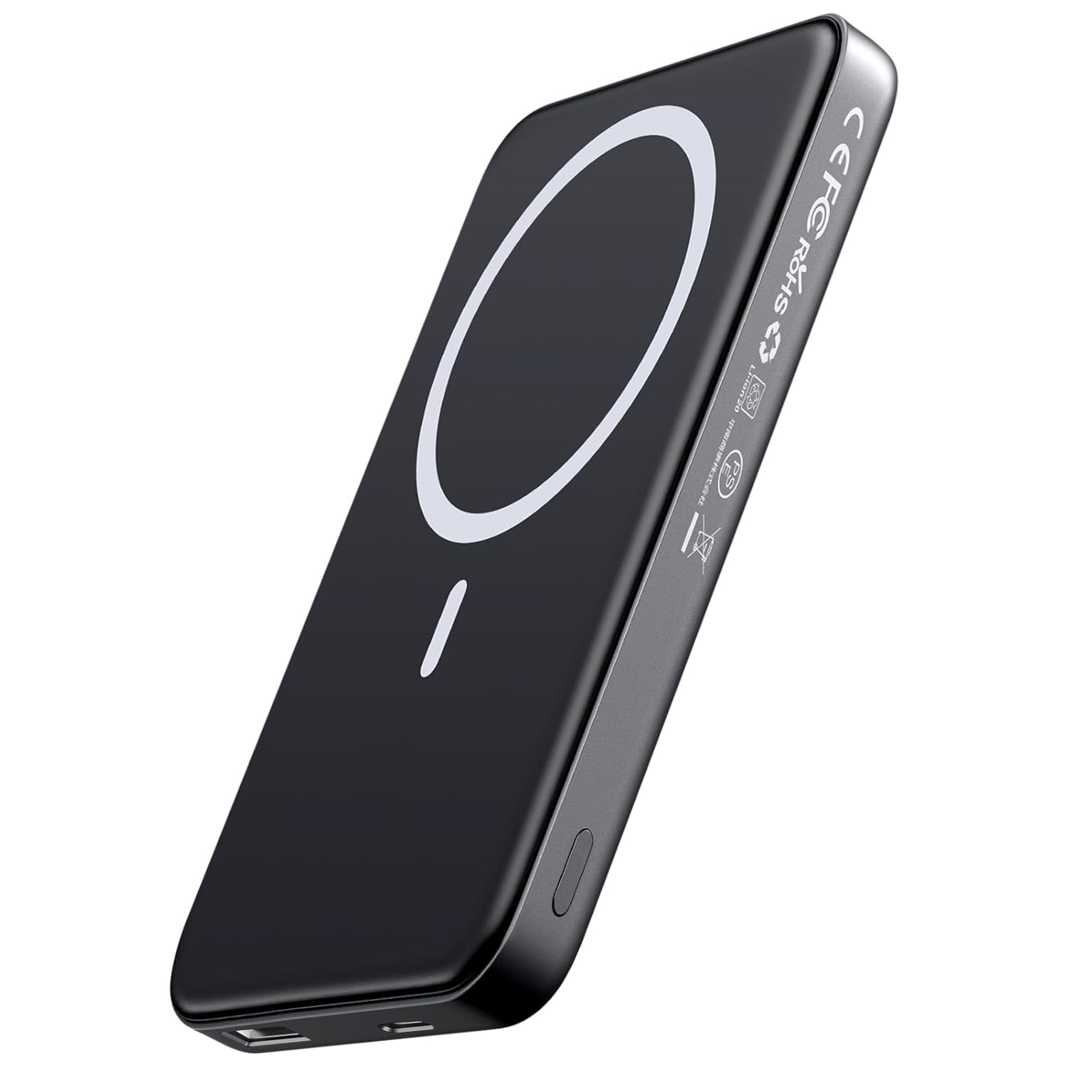 Portable Charger for Magsafe Power Bank - 10000mAh Magnetic Phone Charger USB-C 22W PD Fast Charging Slim Wireless