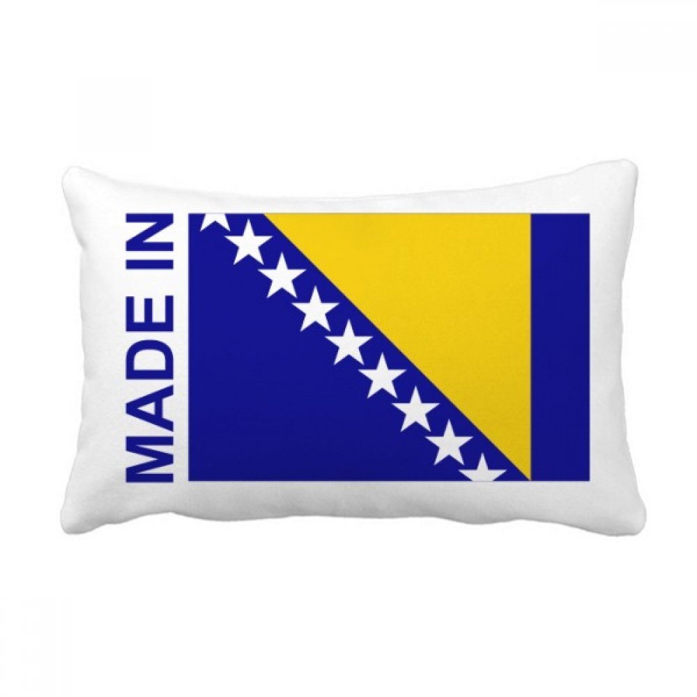 Coussin Bosnie-Herzégovine oreiller lombaire jeter coussin canapé 16x24
