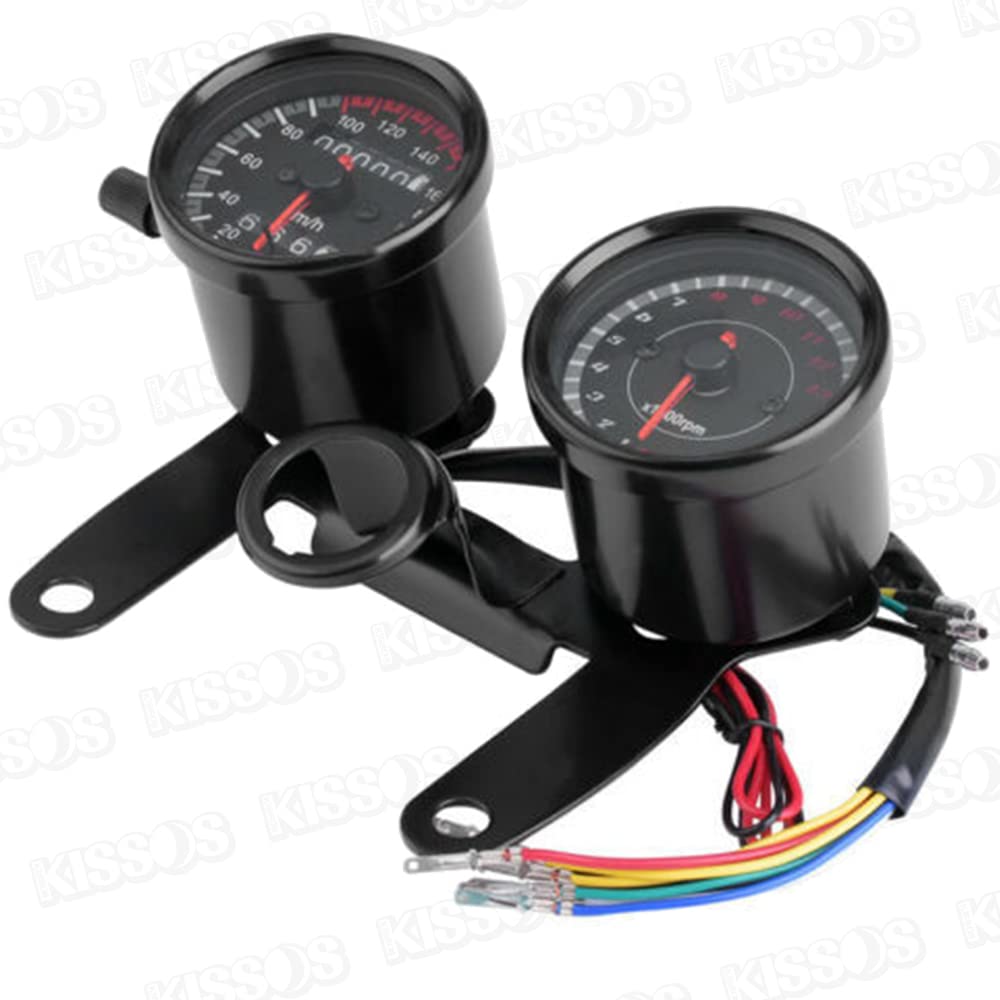 バイク スピードメーター タコメーター Amazon.co.jp: バイク オートバイ スピードメーター タコ