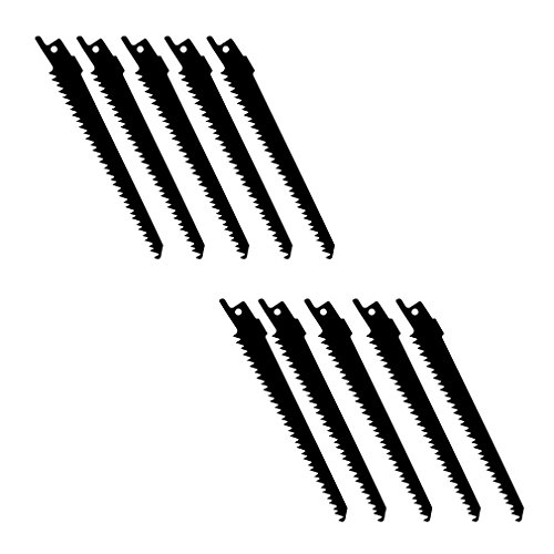 Preisvergleich Produktbild 10pcs Recipro Sägeblatt Säbelsäge-Blatt R644D Für Bosch Dewalt Makita 150mm