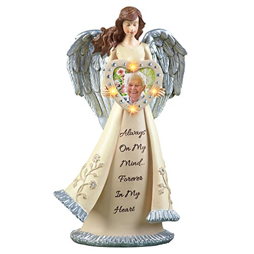 Collections Etc Lighted Memorial Angel Figurine