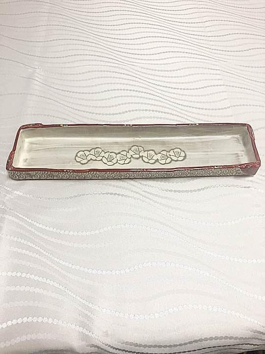 益子焼き 和柄 細長プレート