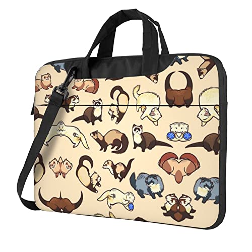 Sac bandoulière PC portable étanche motif abeille
