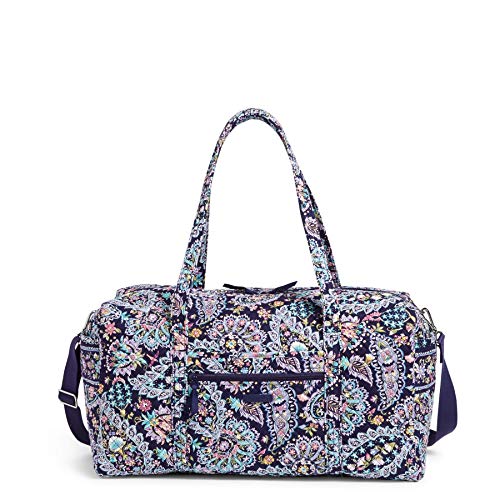 Vera Bradley Women's Signature Cotton Large Travel Duffel Bag, French Paisley, One Size