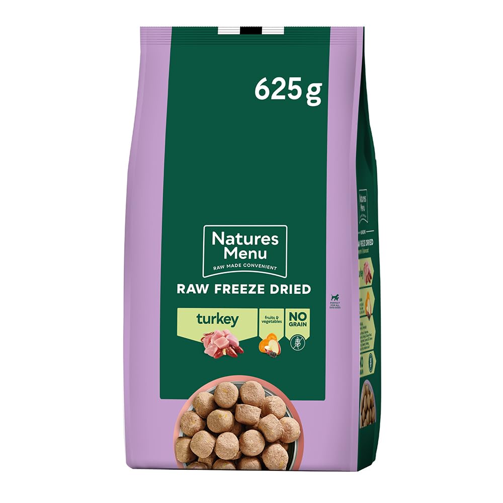 Natures Menu - Adult Dog Food - Freeze Dried Turkey - 625g