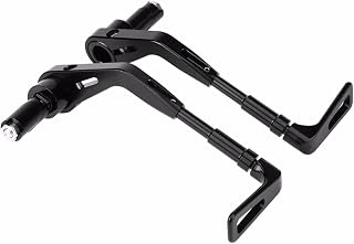 PRUVA 22mm CNC Aluminum Universal Motorcycle Adjustable Brake Clutch Levers Protect Guard Handlebar Motorcycle Brake Protective Rod