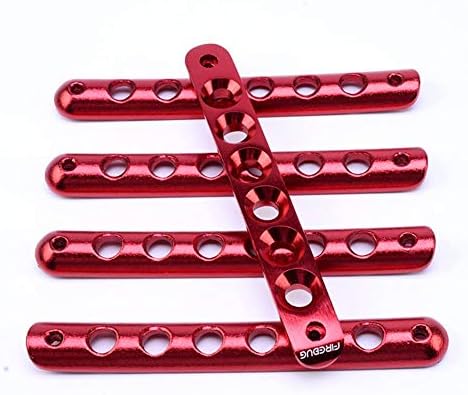 FIREBUG Handle Inserts Cover 5 Pcs Aluminum Front & Rear Door Handle Decoration Trim Grab Handle Knobs for 2007 -2017 Wrangler JK JKU Unlimited Rubicon Sahara 4 Door Accessories Red