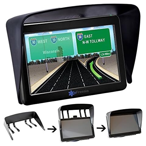 YueYueZou Universal 7" GPS Navigation Anti Glare Cover Sun Shade Visor Cover